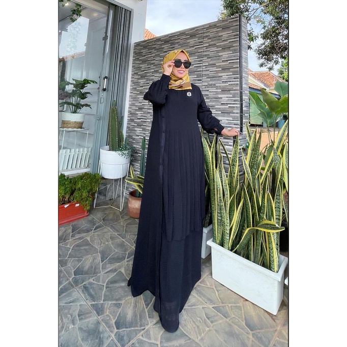 (COD)DRESS HUMAIRA/DRESS PESTA MUSLIMAH/DRES BABY DOLL,CERUTY/ORIGINAL PRODUK/DRESS TERBARU