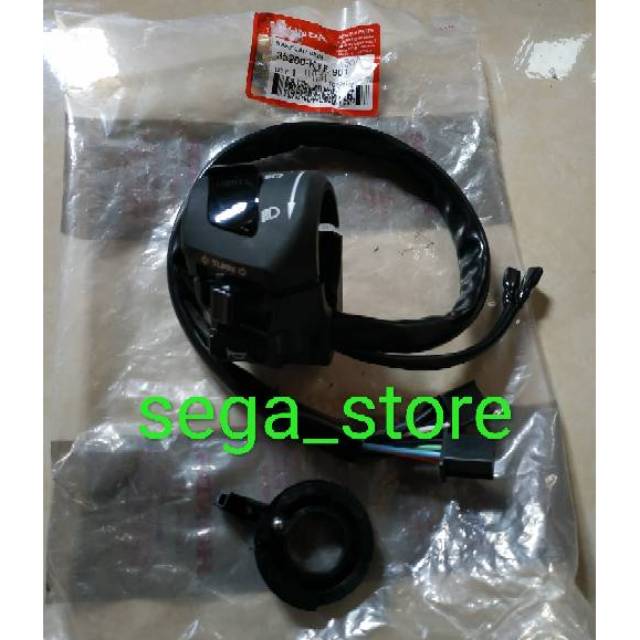Holder saklar kiri sein rekting honda new mega pro monoshock ori original AHM 35200-KYE-901