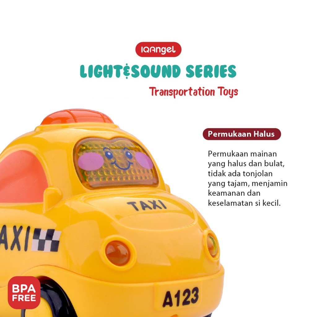 IQANGEL Transportation Car Toys / Mainan Bayi Edukatif / Mainan Motorik Anak