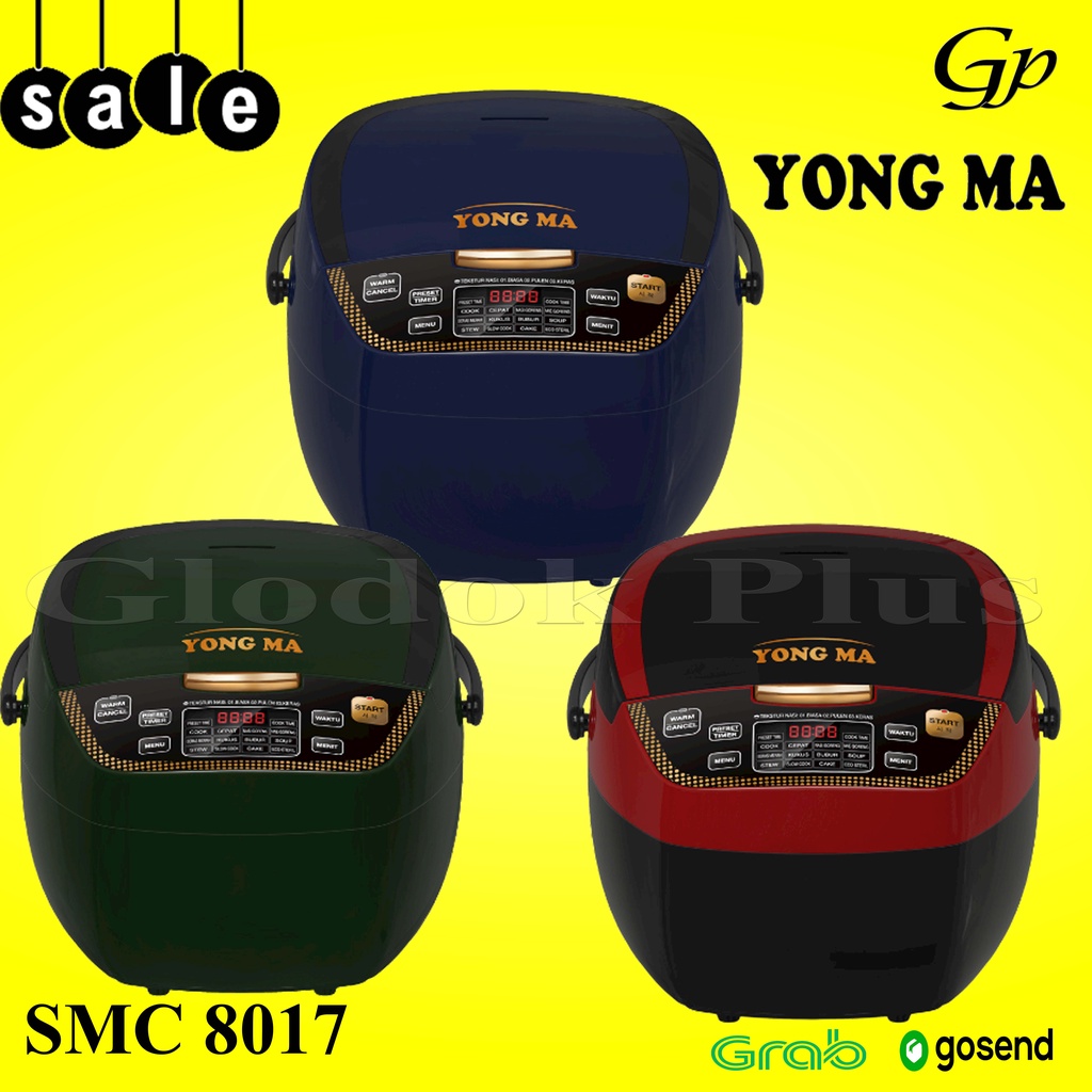 Yong Ma SMC 8017 Magic Com digital Rice Cooker 2 Liter SMC8017 yongma