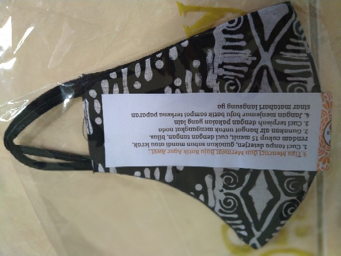 Shanaya Batik Tunik Nadya Batik Cap Garutan Hitam Zipper Depan