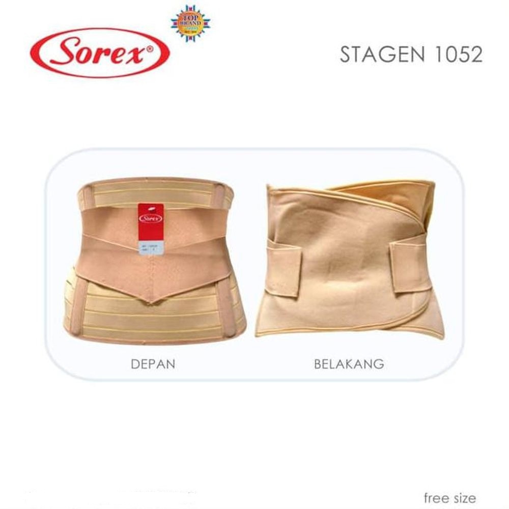 Korset Sorex 8052 / 1052 Stagen Pelangsing / Pengecil Perut Setelah Melahirkan - ASLI ORIGINAL