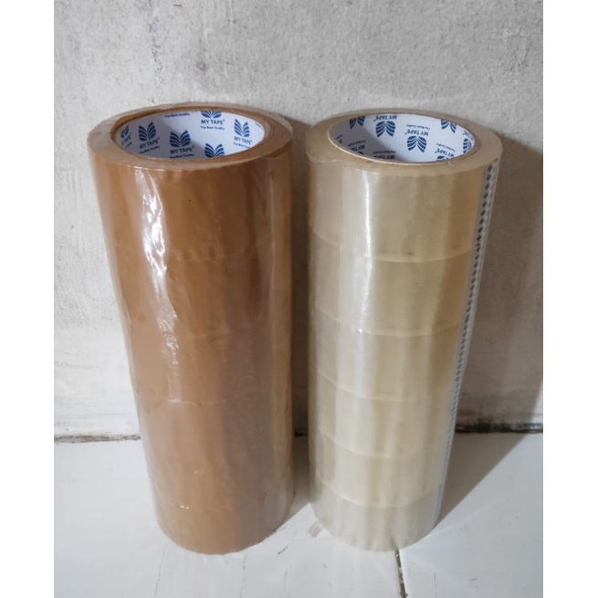 

lakban bening/coklat my tape 48x100yard