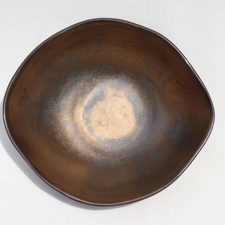  MQG Artisan Ceramic Gold New Japs Bowl M Mangkok  