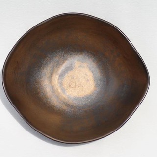   MQG Artisan Ceramic Gold New Japs Bowl M Mangkok  