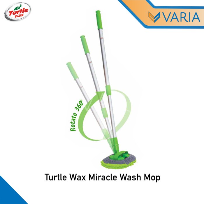 Turtle Wax Miracle Wash Mop Tongkat Pel Microfiber Pembersih Mobil