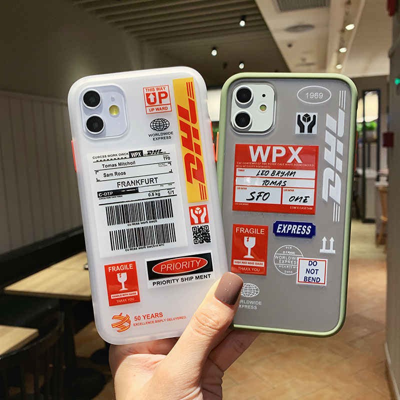 Casing Motif Tulisan Dhl Hot Express Anti Jatuh Untuk