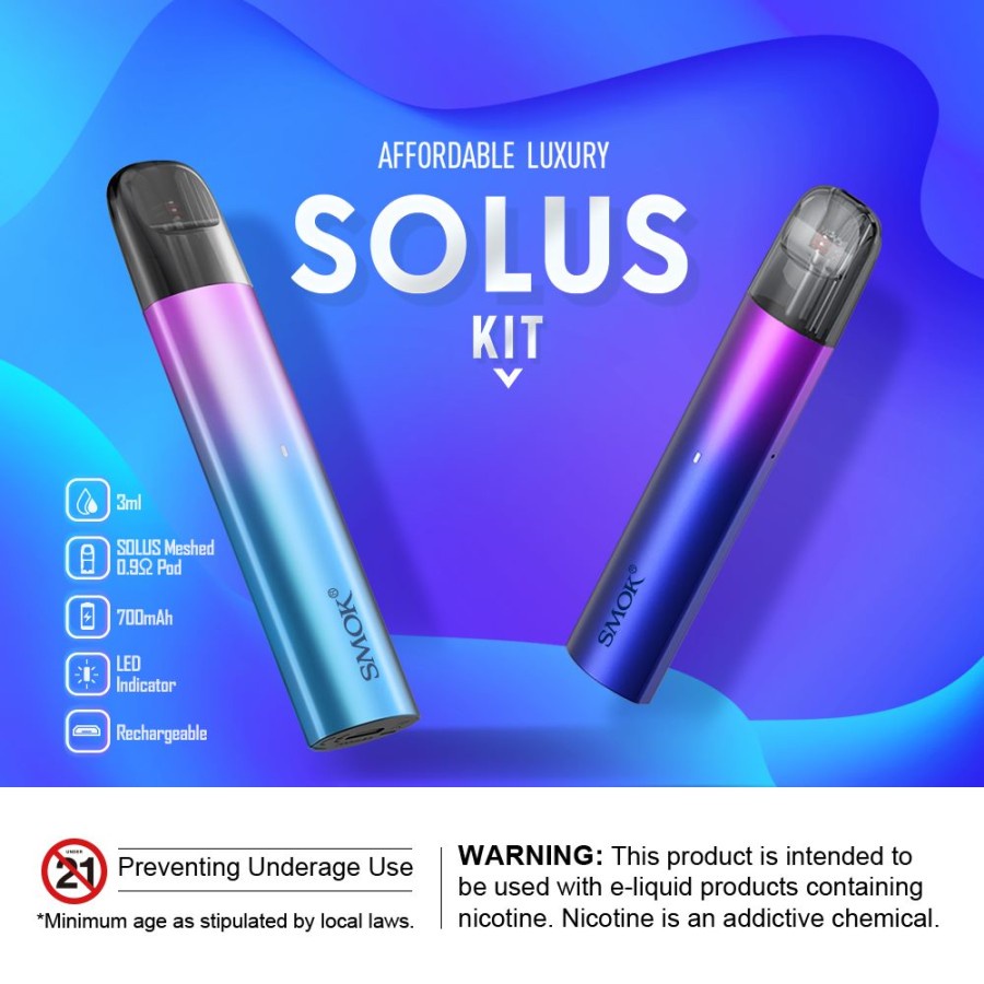 AUTHENTIC SMOK Solus 700mAh Pod Kit by Smok