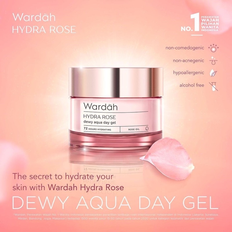 Wardah Hydra Rose Dewy Aqua Day Gel 40gr