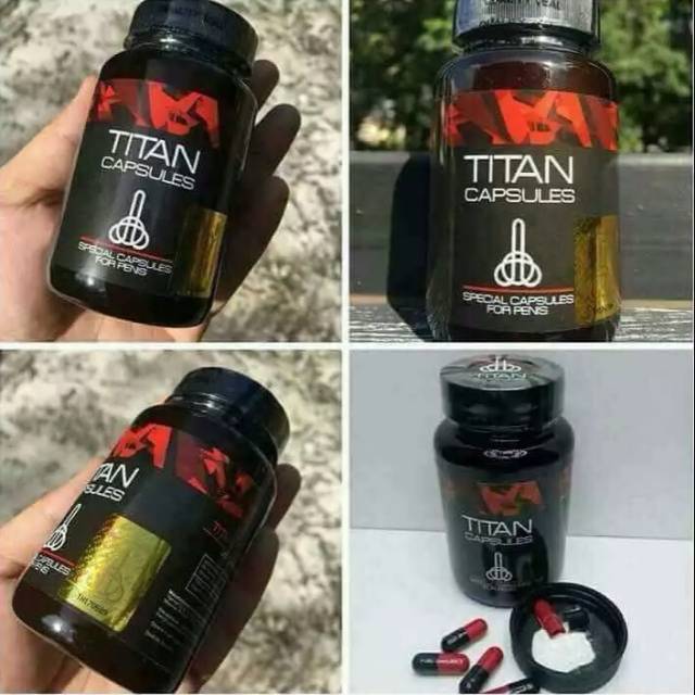PRODUCT ANDALAN TITAN KAPSUL_ORIGINAL 100% Herbal_Pembesar_Penis_Permanen_Tahan_Lama_Berjam jam