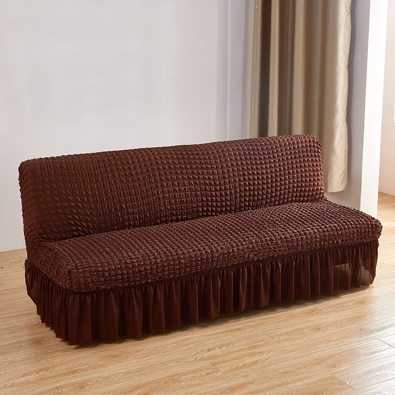 Rindu.Star Cover sofa bed Sarung Sofa Bed Elastic Sofa Bed Cover With Skirt / Penutup Sarung Alas SofaBed Elastis Tebal Polos Renda