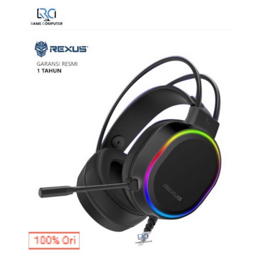 Headset Gaming Rexus Thunderfox HX9 RGB Gaming Headset BASS HIGH QUALITY