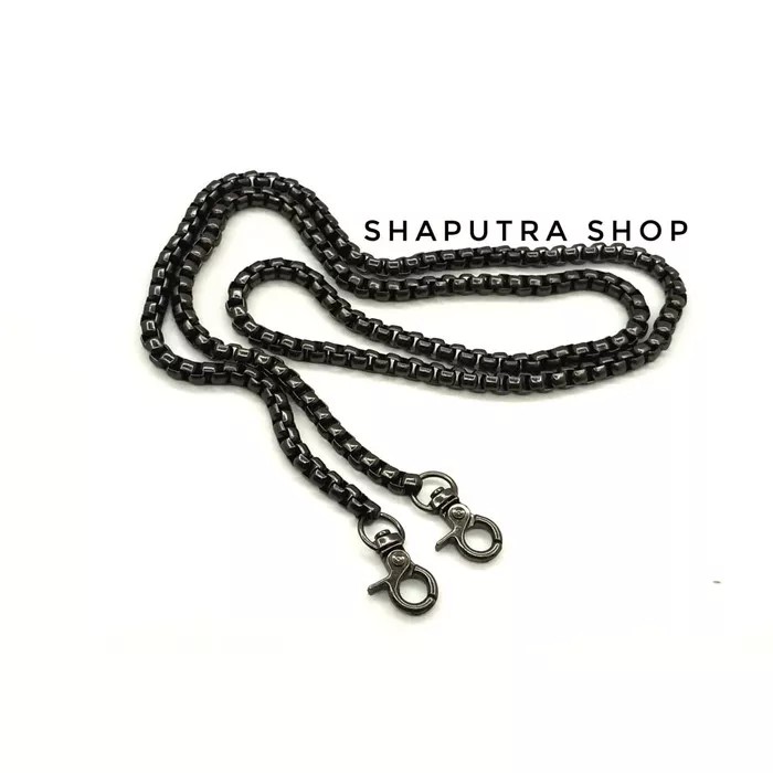 tali rantai / tas murah / import / warna hitam / aksesoris tas
