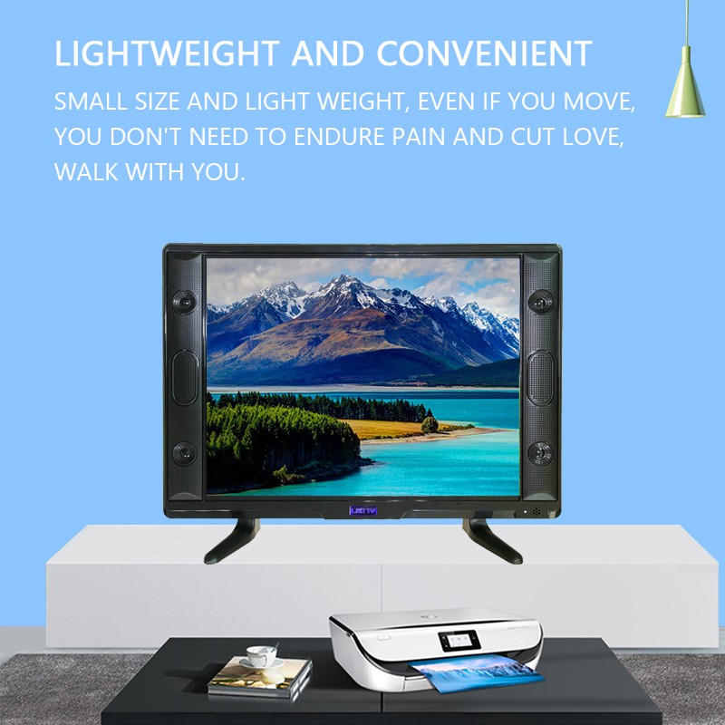 Gazela TV LED 17 inci LED TV Analog & Digital HD Dukungan USB HDMI Monitor Komputer/CCTV/PS3 HOT