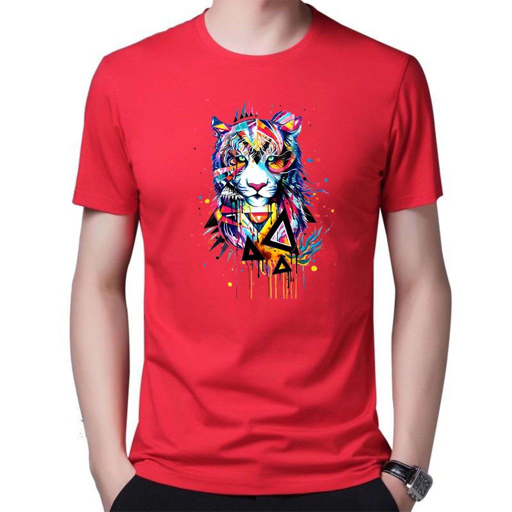 BS//COD//BAJU KAOS 3D HARIMAU//T-SHIRT LENGAN PENDEK//FASHION PRIA DAN WANITA//GOOD QUALITY