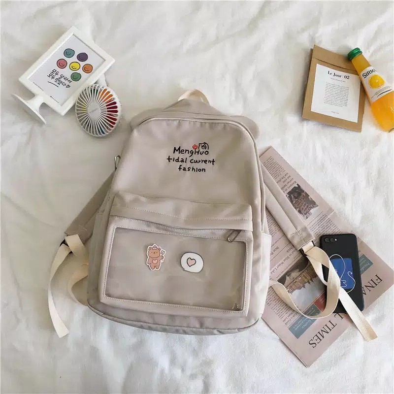 Promo Tas Sekolah Kekinian!! Tas Ransel Mika Telinga Banyak / Tas Ransel Wanita / Tas Ransel Backpack Sekolah HIYA