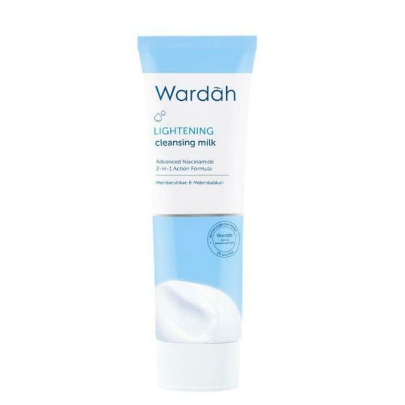 Wardah Lightening  Cleansing Milk 100ML { KEMASAN BARU } ~ Original 100 %