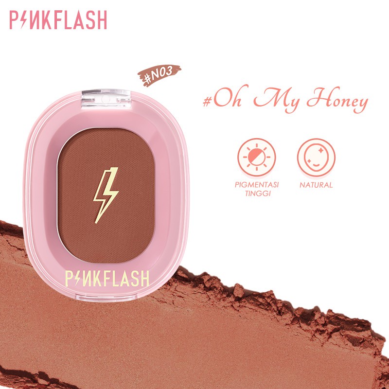 PinkFlash OhMyPinkFlash OhMyHoney Soft Powder  Naturally Pigmented Blush N03 1Piece