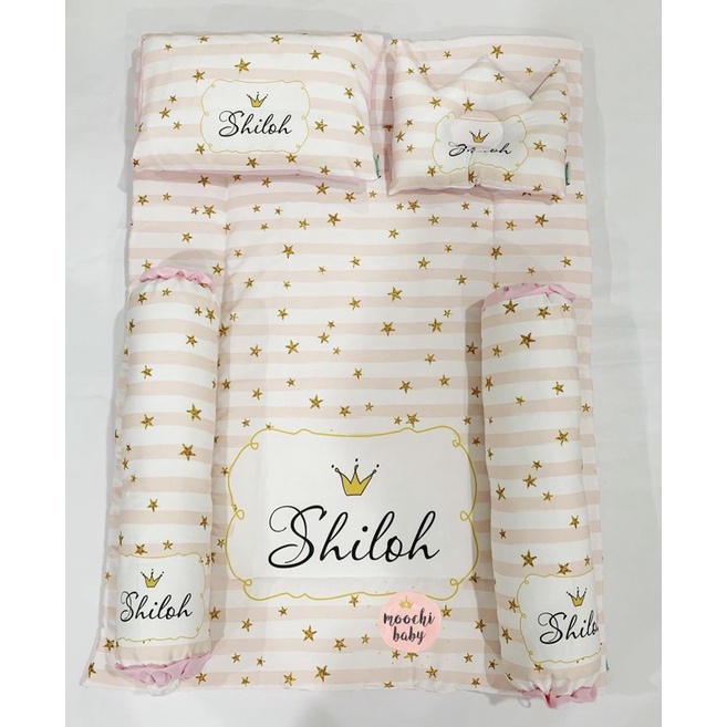 moochi baby bedcover set princess selimut bayi blanket little girl