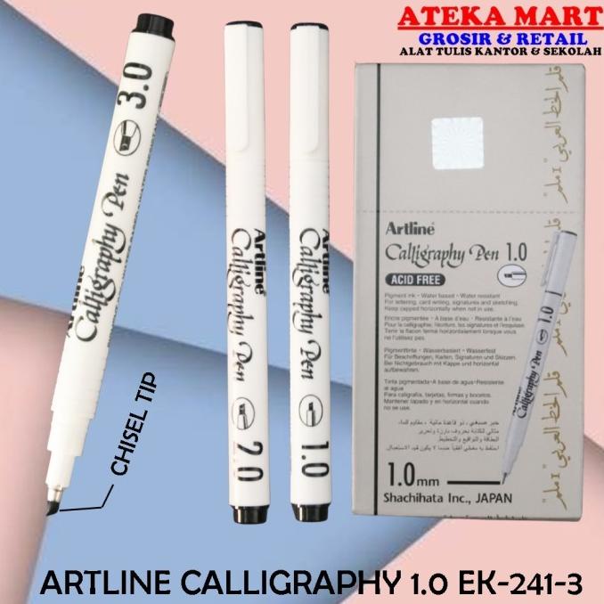 

(BISA COD) [BOX/12PCS] ARTLINE CALLIGRAPHY PEN EK-241-3 / ARABIC PEN FREE ONGKIR Kode 1452