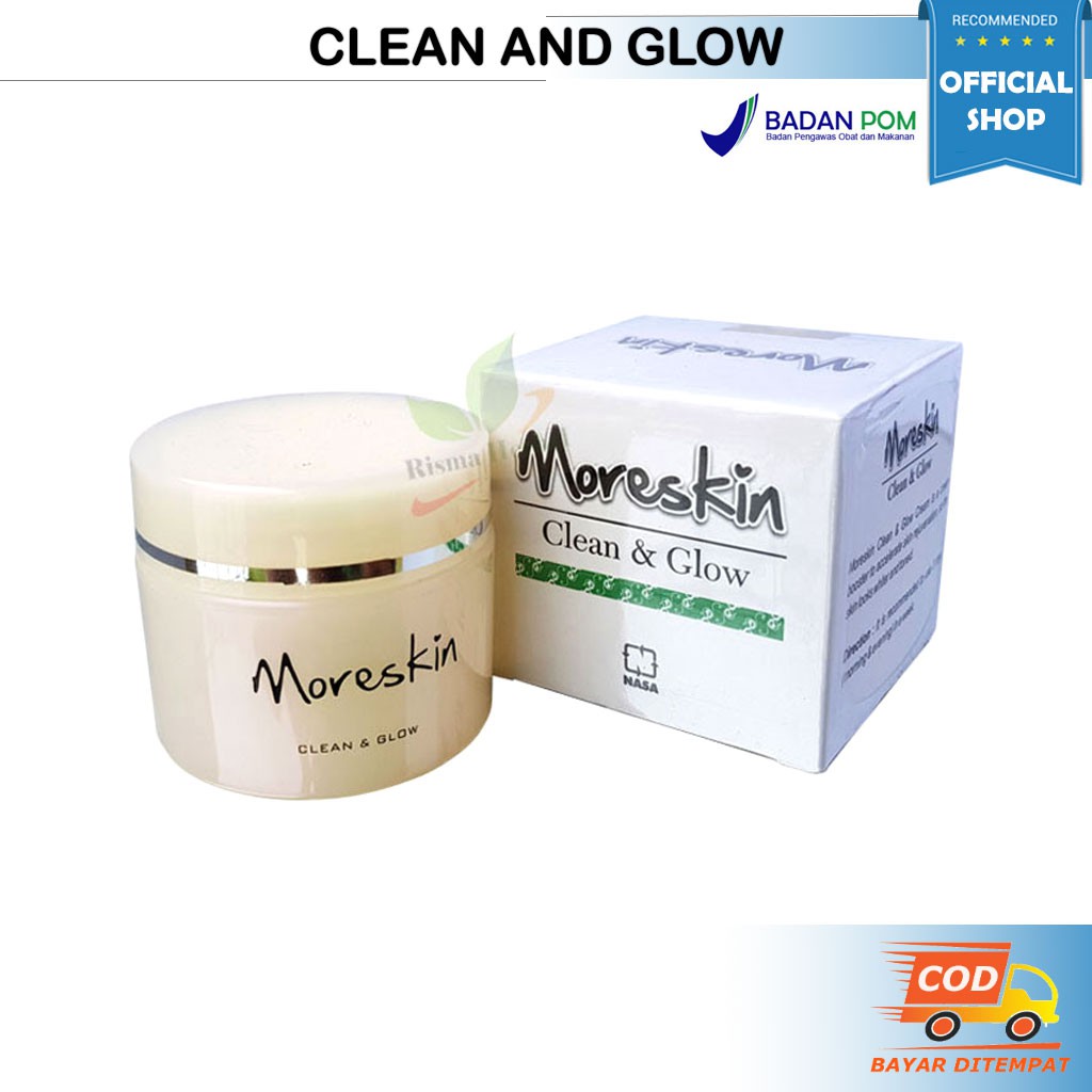 Jual MORESKIN CLEAN AND GLOW ORIGINAL NASA Indonesia