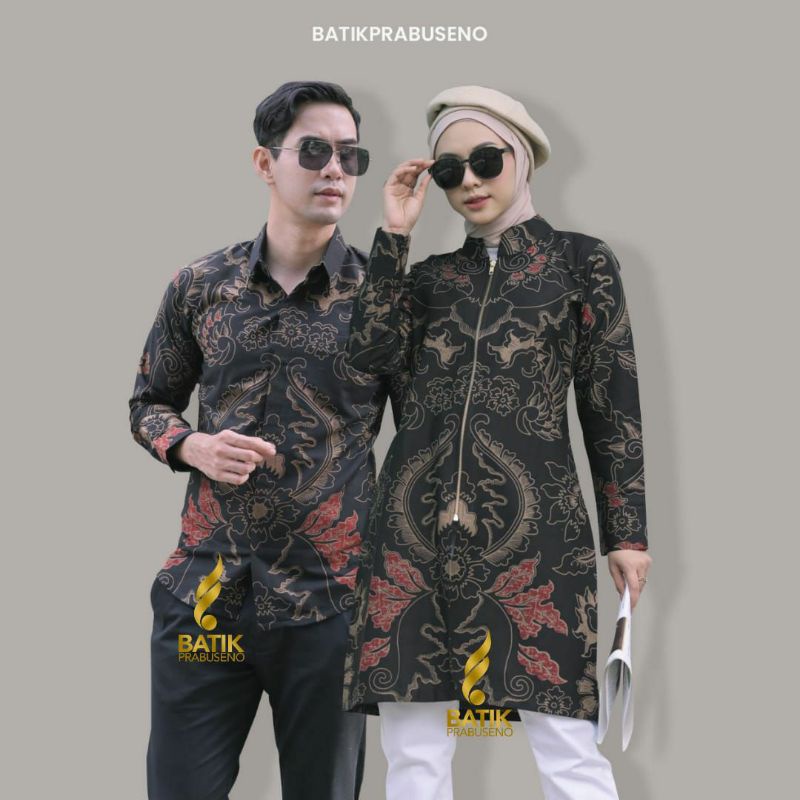 Couple Batik Printing Motif Prabowo Couple Batik Modern Original Ori Batik Prabuseno Indonesia Coupl