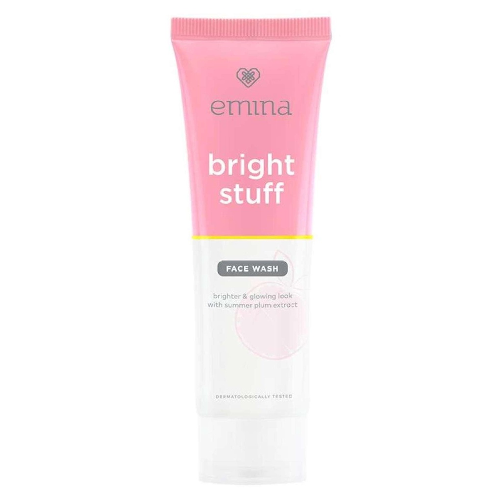 Paket Ekonomis Emina Bright Stuff 5pcs (Serum 7,5ml+Moist Cream 20ml+Toner 100ml+Face Scrub 50ml+Face Wash 50ml)