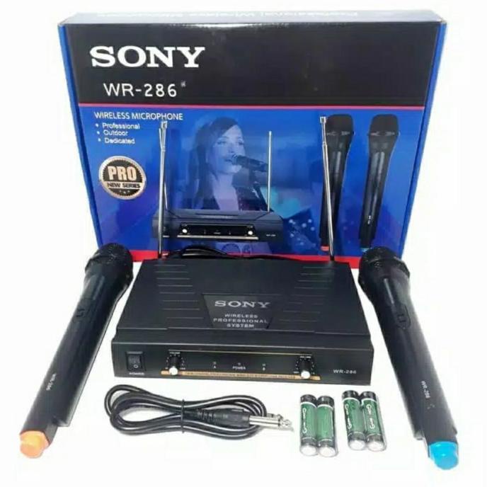 mic wireless double sony 878 sony878