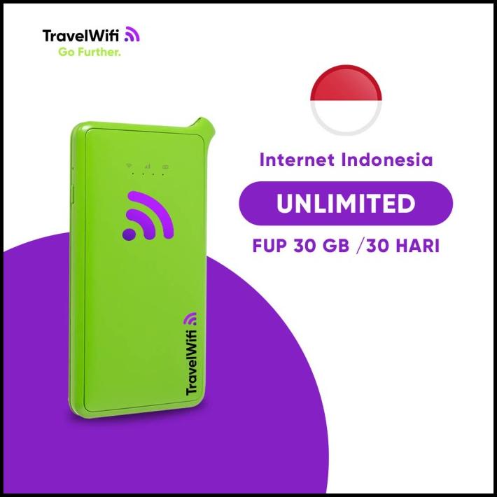 Modem Mifi Internet Indonesia Unlimited Sewa Travel Wifi Bulanan 30 Gb
