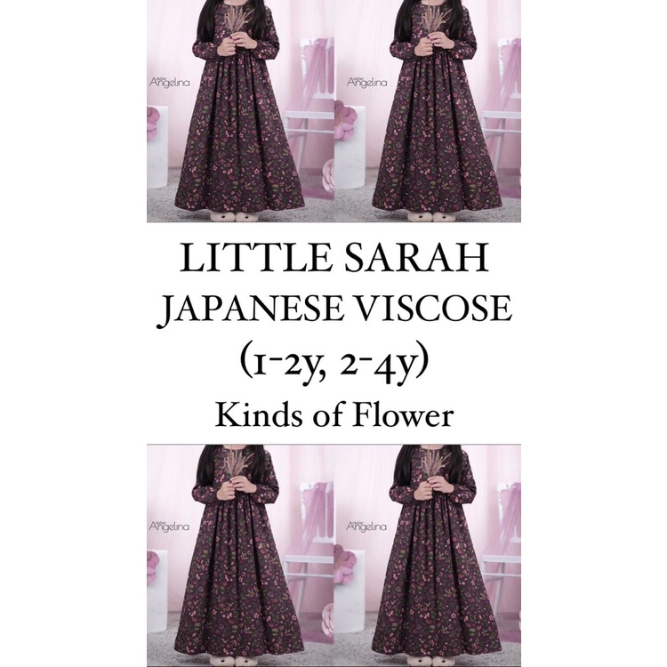 LITTLE SARAH - JAPANESE VISCOSE (1-2y, 2-4y) ATELIER ANGELINA