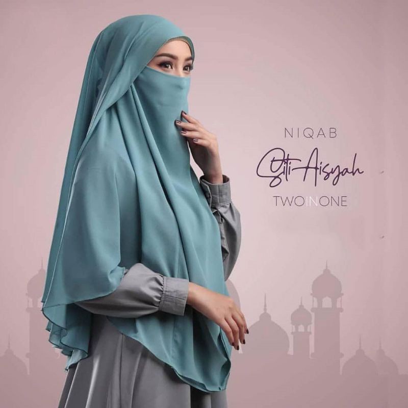 Jilbab Hijab Kerudung Bergo Instan French Khimar Cadar Tali Siti Aisyah Niqab Syari Jumbo