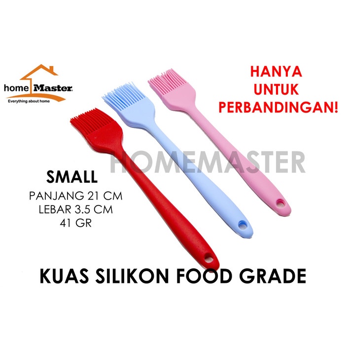 

KUE-PENGHIAS-ALAT- HOMEMASTER KUAS/BRUSH SILIKON FOOD GRADE SMALL KSILS -ALAT-PENGHIAS-KUE.