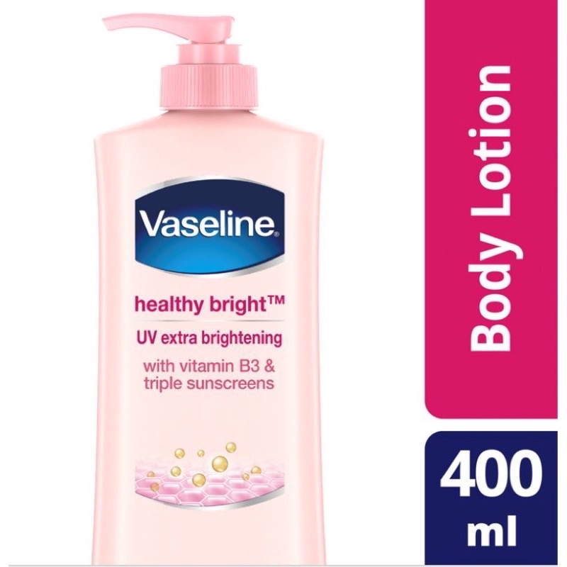 Vaseline handbody 400ml health bright PROMO TERMURAH