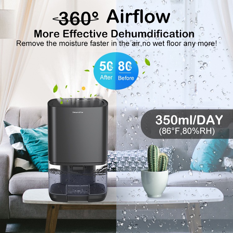 Dehumidifier Air Dryer 35W 1000ml Mini Purifier High Quality