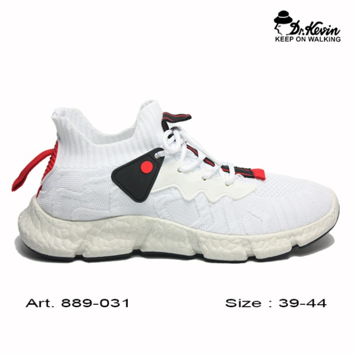 Dr. Kevin Sepatu Sport Pria Men Sneakers 889-031 - Putih