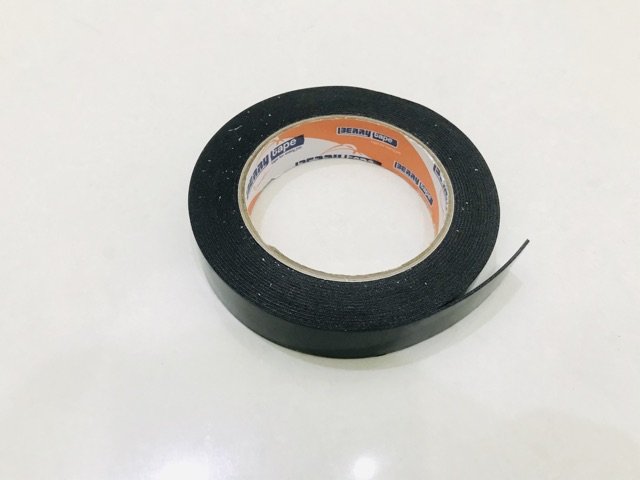 Double Tape Foam Hitam 24 MM 1 “ x 5 M BERRY Double Tape Busa Hitam