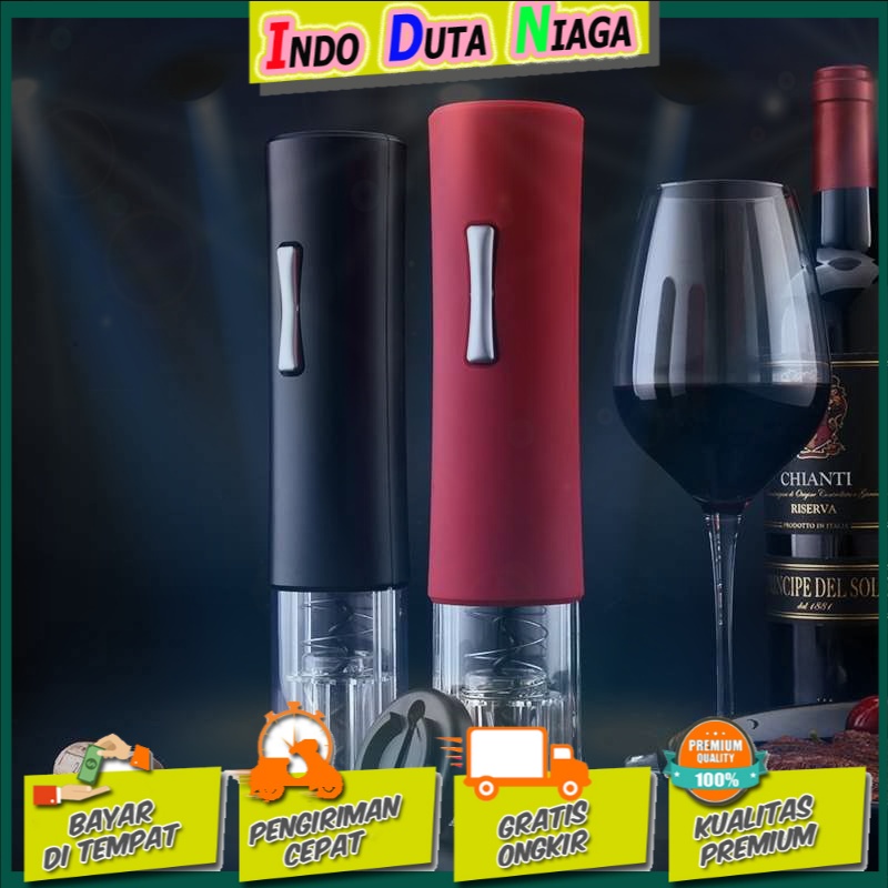 Pembuka Tutup Botol Wine Otomatis Corkscrew Bottle Opener - F290022