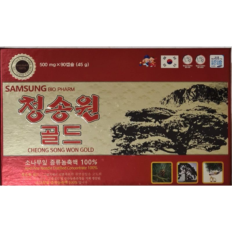 Red Pine Cheong Song Won  isi 120 butir (12 lembar x 10 butir)
