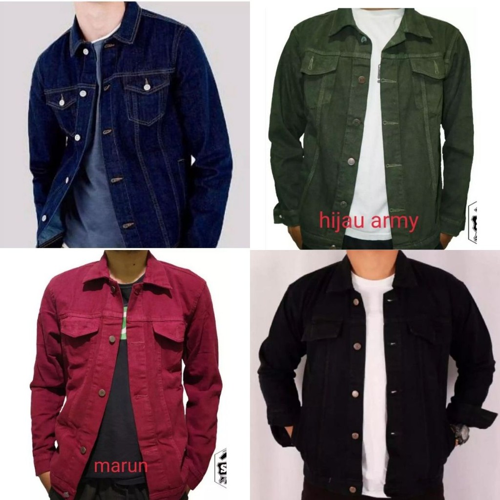 Jaket Jeans Denim Pria | Grosir