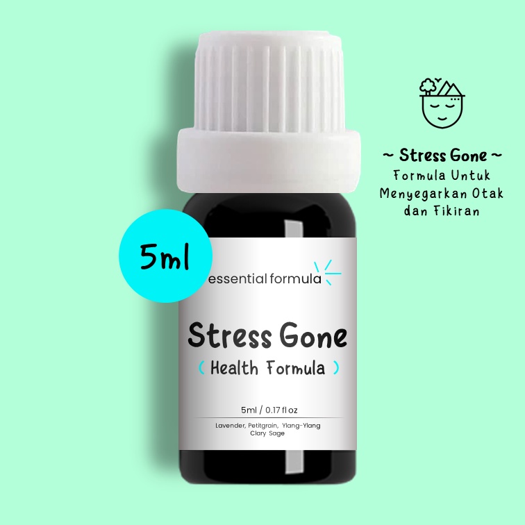 5ml Stress Gone Essential Oil Untuk Merilekskan Fikiran