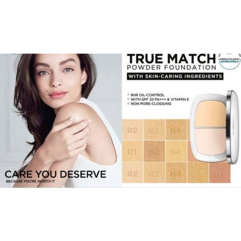 Bedak Loreal True Match Powder Foundation -G1