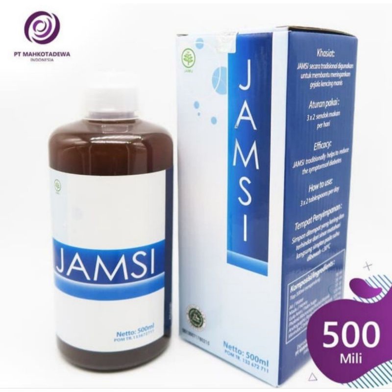 Jamsi 500ml Original | Jamu Diabetes Kencing Manis Berkhasiat