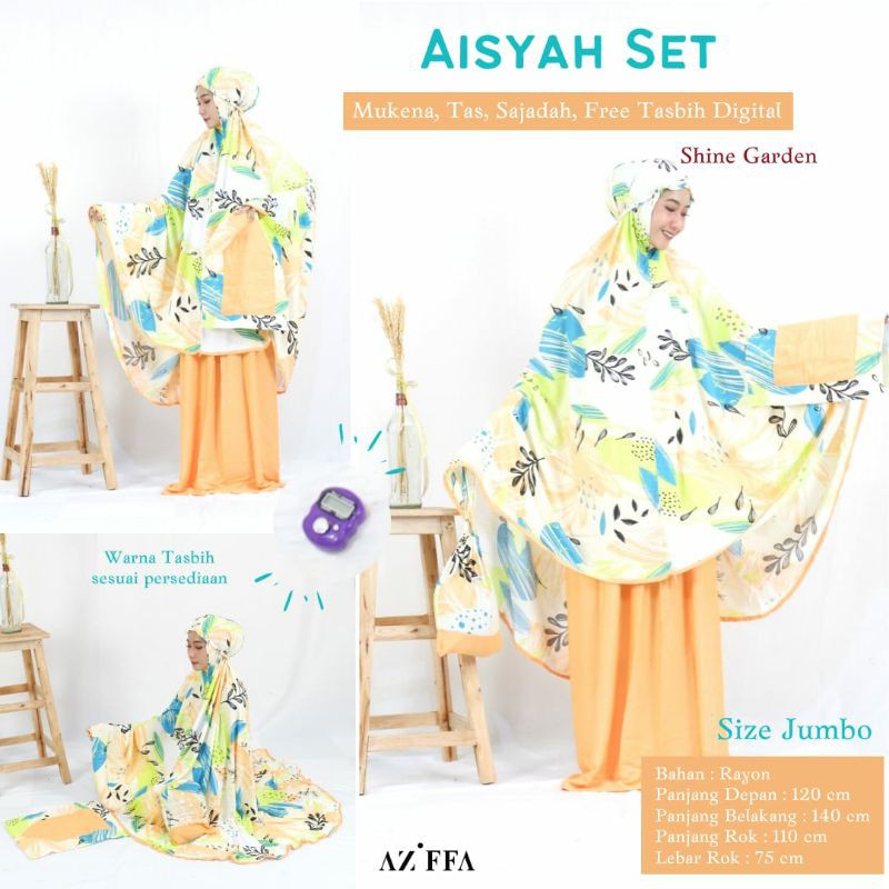 Mukena cantik aisyah set