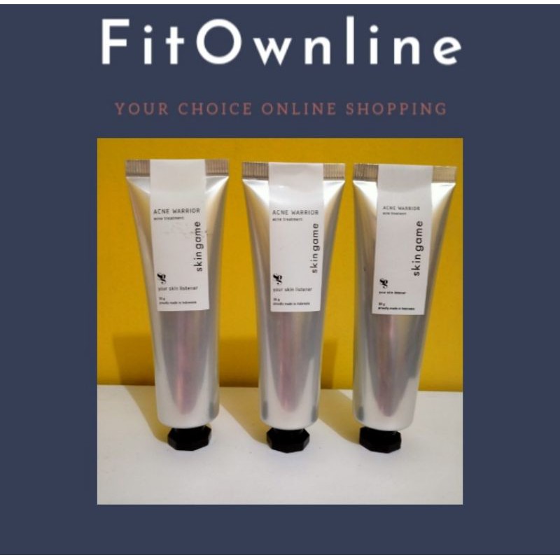 Skin Game Acne Warrior Full Size + Free Gift