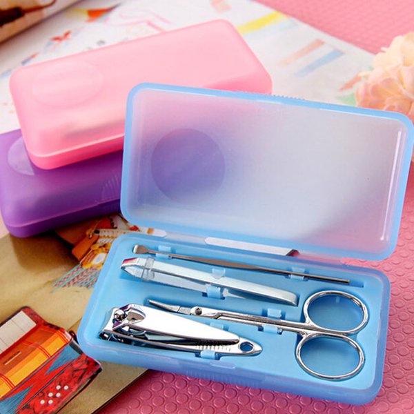 Manicure Pedicure Set 7 in1 Alat Perawatan Kuku Gunting Kuku Set Polos Model Dompet / Gunting Kuku 7IN1 / 4IN1