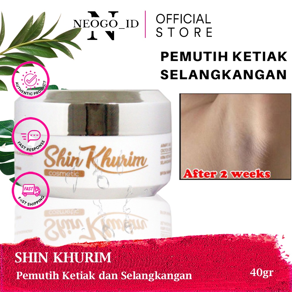 SHIN KURIM Pemutih Memutihkan Ketiak dan Selangkangan Ampuh Cepat Permanen Bpom Original Cream Lipat