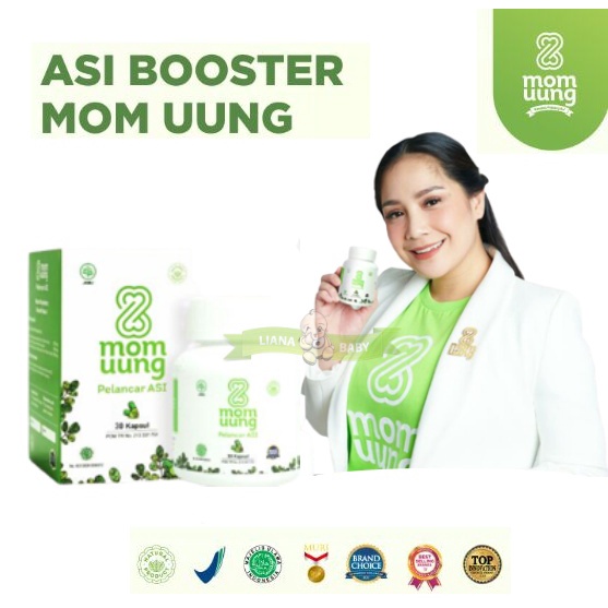 MOM UUNG ASI BOOSTER KAPSUL PELANCAR ASI NATURAL HALAL BPOM