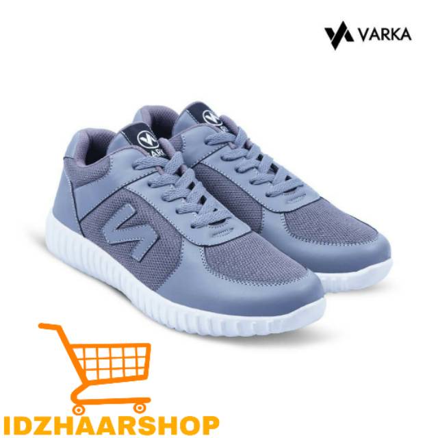 SEPATU WANITA VARKA SHOES - ABU-ABU