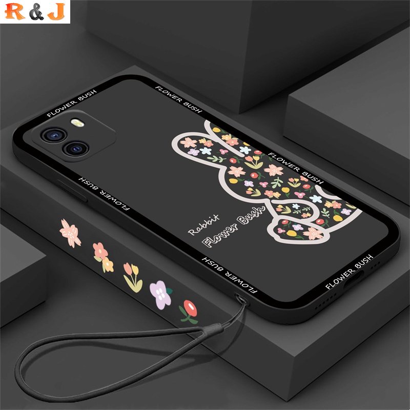 Casing Silikon OPPO A16 A57 2022 A17 A15 A16K A54 A53 A12 A5S A7 A3S A11k A31 A52 A92 A94 A37 F9 A1K Reno 7 6f 4F Motif Kelinci