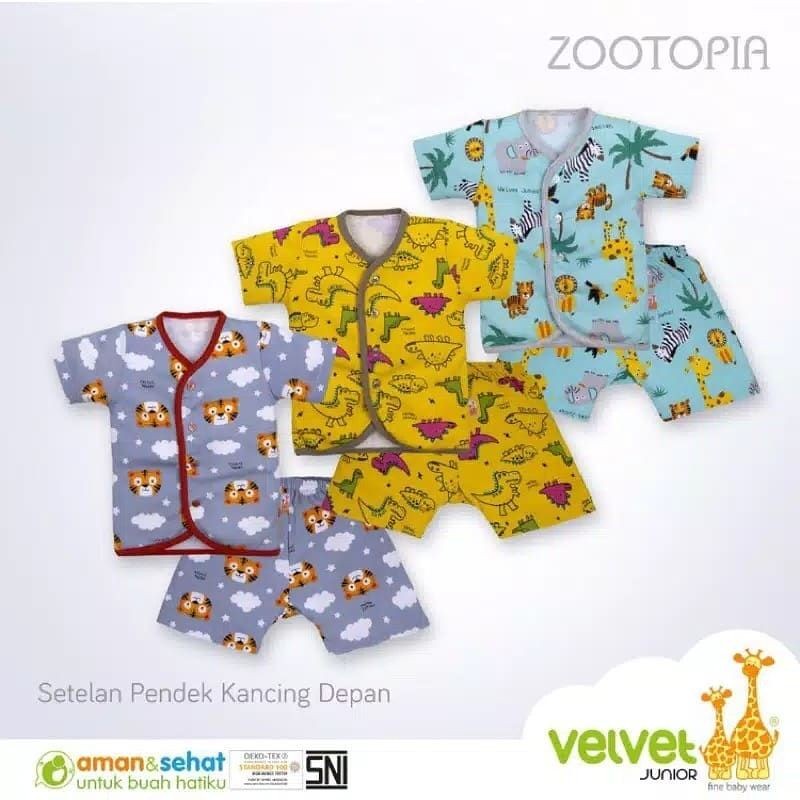 (ECER) Velvet S M L LB XL XXL Setelan OBLONG PENDEK-PENDEK / Setelan Baju Pendek Harian Anak
